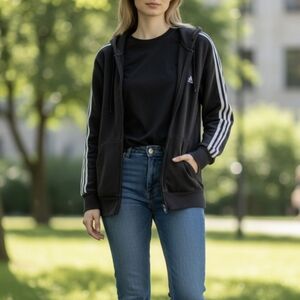 Adidas zipper sweater XL